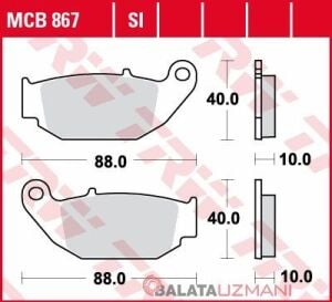 HERO XPULSE 200 ARKA  FREN BALATASI TRW MARKA
