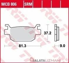 Honda Adv 350 (2021-2025) Ön Fren Balatası ve Arka Balatası Takım sinterli trw