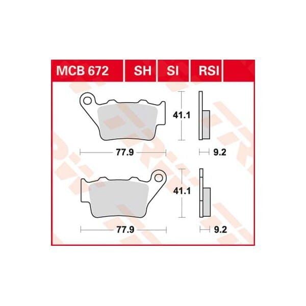 Royal Enfield Hunter 350 Arka fren balatası Trw sinterli