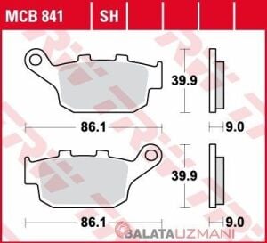 Honda Cb 750 Hornet TRW LUCAS Arka Fren Balatası mcb841sh