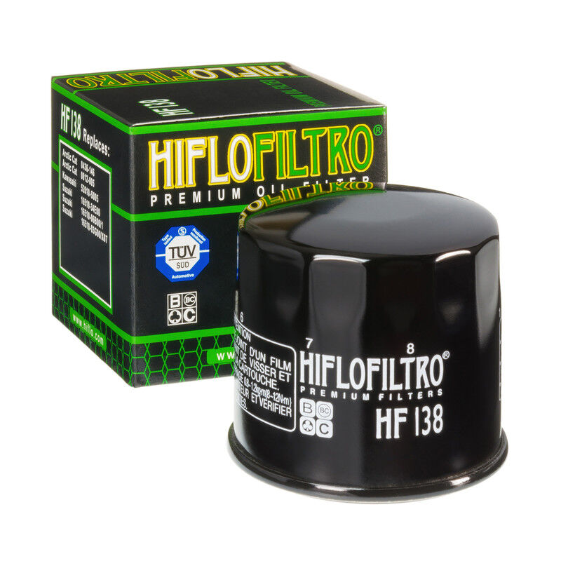 Suzuki GSX650 F-K8,K9,L0,L1,L2,L3,L4,L5 (2008-2015) Hiflo Premium Racing Metal Yağ Filtresi HF138